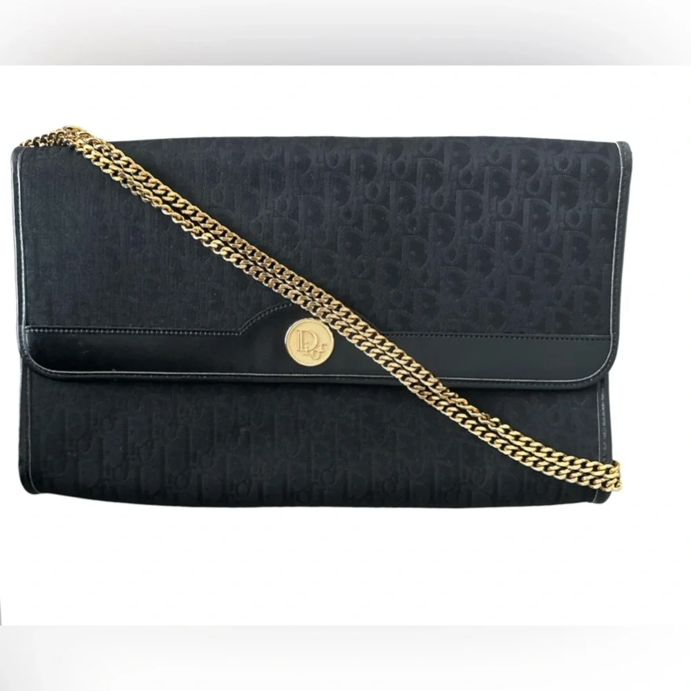 Christian Dior Black Trotter Shoulder Bag - Picture 3 of 15